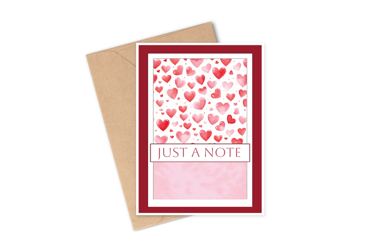 Just a note 5x7 Greeting Card