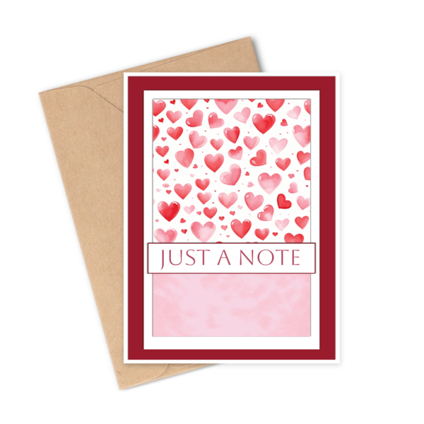 Just a note 5x7 Greeting Card