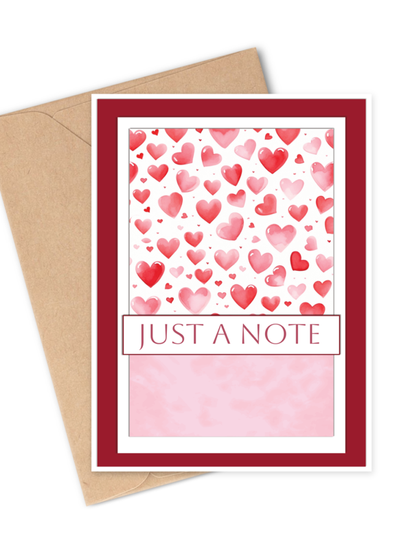 Just a note 5x7 Greeting Card