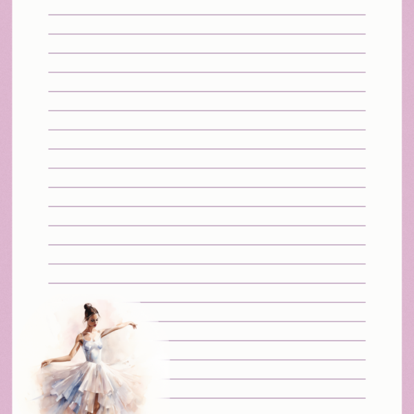 ballerina stationery